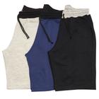 Kit 03 Bermudas Moletom Masculino