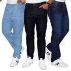 KIT 03 Calça Jeans Masculina com Elastano Lycra NF