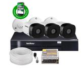 Kit 03 câmeras vhc 1120B dvr 4 canais Mhdx multi Hd S/Hd + Acessórios