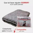 Kit 03 Cobertores Sorriso - Doação Campanha Transporte Pets 1,7m x 1,9m Fibran do Brasil