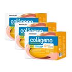 Kit 03 Colageno Hidrolisado Verisol 30 saches Manga Maracuja Loja Maxinutri