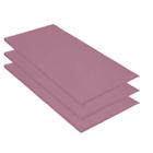 Kit 03 Colchonete Slim 95x59cm Solteiro Para Ginástica Academia Escola Suede Rosa Bebê - Ahz Móveis