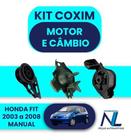 Kit 03 Coxim Calço Motor E Câmbio Honda Fit 2003 A 2008 - Shockbras