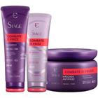 Kit 03 itens Eudora Siáge Combate O Frizz - Shampoo Cond Máscara