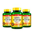 Kit 03 Levedo de Cerveja 450mg 120 Capsulas Maxinutri