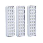 Kit 03 Luminária Luz Emergência Lde30 Led Intelbras Autônoma