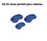 Kit 03 mesa portátil para cadeiras latinhas telefone - Mor