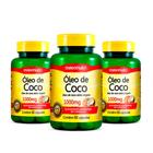 Kit 03 Óleo De Coco Extra Virgem 60 Caps 1000Mg Maxinutri