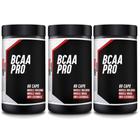 Kit 03 potes bcaa pro amino 60 capsulas - hvsport - HVSPORTS