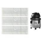 Kit 03 Saco Aspirador De Pó Electrolux Hidrovac A10 Compatível Descartável com bocal de encaixe 65mm