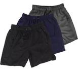 Kit 03 Short Praia Bermudas Masculino Mauricinho Tactel com Elastano