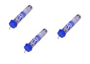 Kit 03 Tubos Solda Estanho 1mm 63x37 1.0mm C/ Fluxo - Cast