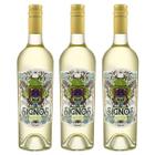 Kit 03 Un. Vinho Branco Seco Callia Signos White Blend 750ml