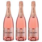 Kit 03 Unidades Espumante Casa Perini Brut Rosé 750Ml
