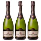 Kit 03 Unidades Espumante Veuve Du Vernay Demi Sec 750Ml