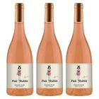 Kit 03 Unidades Vinho Pink Rabbit Rosé Grenache Syrah 750ml