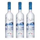 Kit 03 Unidades Vodka Grey Goose 750Ml