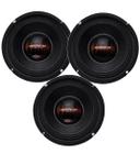 Kit 03 Woofer 8' Extreme 100w Rms Magnum Médio Grave Trio Alto Falante Paredão carretinha