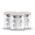 Kit 03 - Xilitol Adoçante Natural 300G Dna Verde