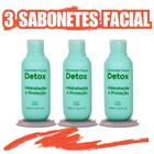 Kit 03un Sabonete Facial Detox- Di Grezzo