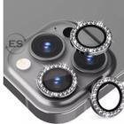 Kit 03X Película Lente Câmera Brilho Diamante Para iPhone 11 Pro / 11 Pro Max - Charme e Proteção