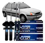 Kit 04 Amortecedor Dianteiro Traseiro Ford Fiesta 1.0 2000