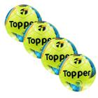 Kit 04 Bolas Topper Society Topper Maestro Pro Amarelo/azul