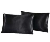 Kit 04 Fronhas De Cetim (02 Pares) Anti Frizz Macio 50cm x 70cm Com Zíper