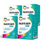 Kit 04 Nutricaps Hair Polivitaminico 60 Capsulas Maxinutri