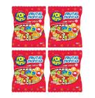 kit 04 Pacotes Pirulitos Pop Mania Frutas Tropicais 12g 50und cada