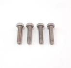 Kit 04 Parafuso De Inox Sextavado - Rosca Inteira 3/16