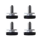 KIT 04 Pés com Ajuste de Altura DC97-00920U Lava e Seca Samsung WD856UHSASDFAZ WD103U4SAWQ/AZ
