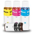 kit 04 Refil de Tintas GT53/GT51 GT52 Compatível para impressora HP Serie 300 - BULK INK DO BRASIL