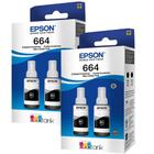 Kit 04 Refil De Tintas T664 Preto Para L395