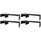 Kit 04 Suportes Para Monitor Stand Home Office Lap 90 cm L03 Preto - Lyam