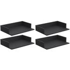 Kit 04 Suportes Suspensos Para Micro-ondas Forno 60x40 cm Class L03 Preto - Lyam Decor