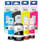 Kit 04 Tinta para recarga T504 / 504 para impressora tank L6171