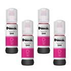 Kit 04 Tintas Para T544 Magenta para impressora Ecotank Epson - Bulk Ink do Brasil