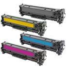 Kit 04 Toner 304A CC530 Preto Compatível Para Impressora HP M351