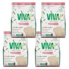 Kit 04Un Areia Higiênica Viva Verde Vida Descomplicada 4Kg