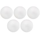 Kit 05 Assentos Redondo Banqueta Cadeira Estofados Poltronas H02 Corano Branco 30 cm - Lyam Decor