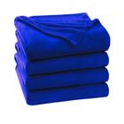 Kit 05 Cobertor Manta Lisas Casal Microfibra 1,80 x 2,00 Mantinha