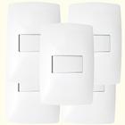 Kit 05 Interruptor de Luz Branco 1 Tecla Simples Horiz HOME