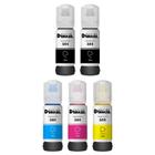 kit 05 Refil de Tinta Para Epson T544 L3250, L3210, L5290, L5592, L3150, L3110, L5190