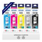 Kit 05 Tintas Originais Epson Ecotank L8180 L8160 L8190 T555