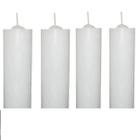 Kit 05 Velas De 7 Dias Brancas 100% Parafina Pura 200g