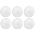 Kit 06 Assentos Redondo Banqueta Cadeira Estofados Poltronas H02 Corano Branco 30 cm - Lyam Decor