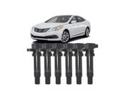 Kit 06 Bobina Ignição Hyundai Azera 3.0 V6 2011 A 2015