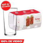 Kit 06 Copos Altos Decoração 200ML Prático de Limpar - Cristar