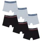 Kit 06 Cueca Boxer Lupo Sunga Box Algodão Masculina Atacado Sortidas 01